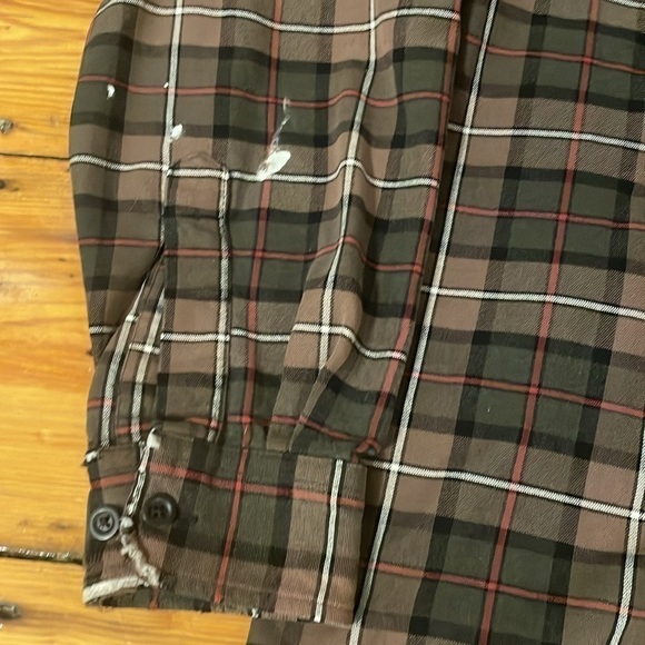 L.L. Bean 100% Cotton Brown Flannel Button Down Shirt Size XL - Picture 2 of 10